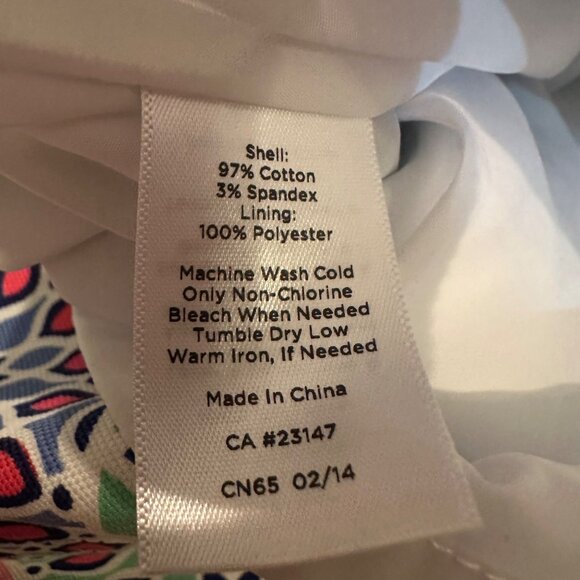 TALBOTS WOMENS GREEN AND PURPLE SKIRT SIZE 14 - Picture 7 of 7